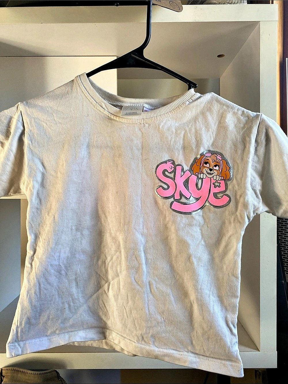 Zara Paw Patrol Skye Graphic T-Shirt Tee Girls Size 5
